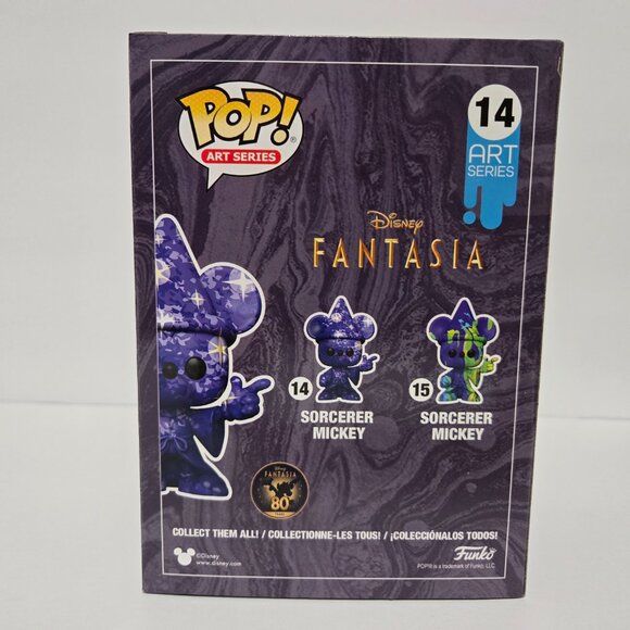 Funko Pop - Fantasia - Sorcerer Mickey #14 (Art Series) - Picture 4 of 7